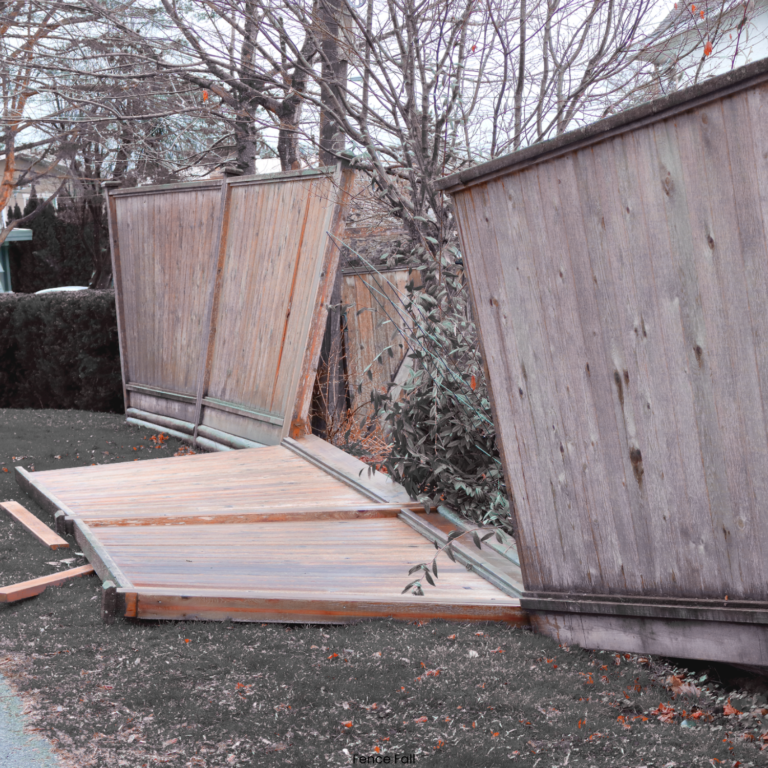 fence fall